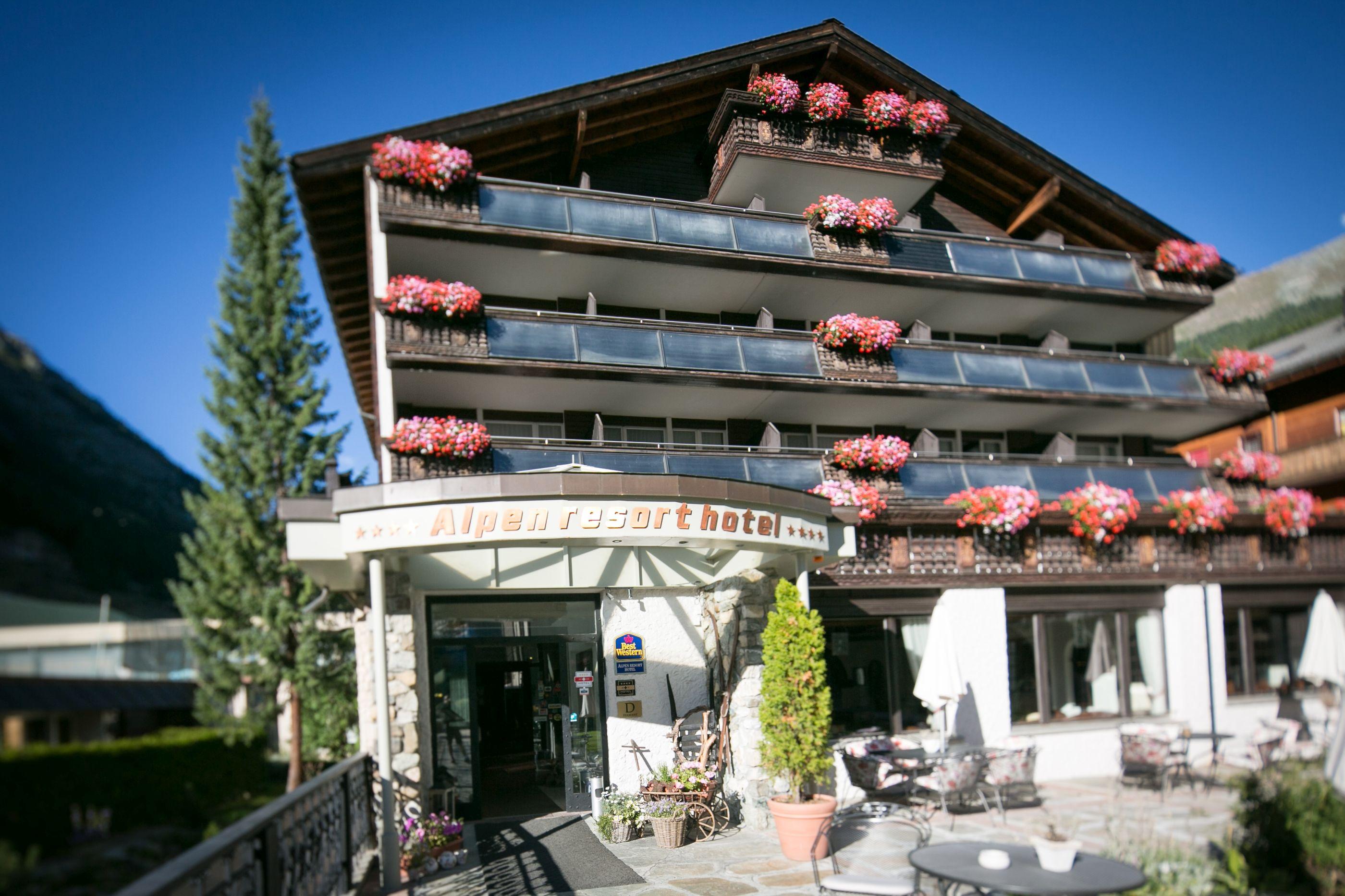 Alpen Resort & Spa Zermatt Exterior foto