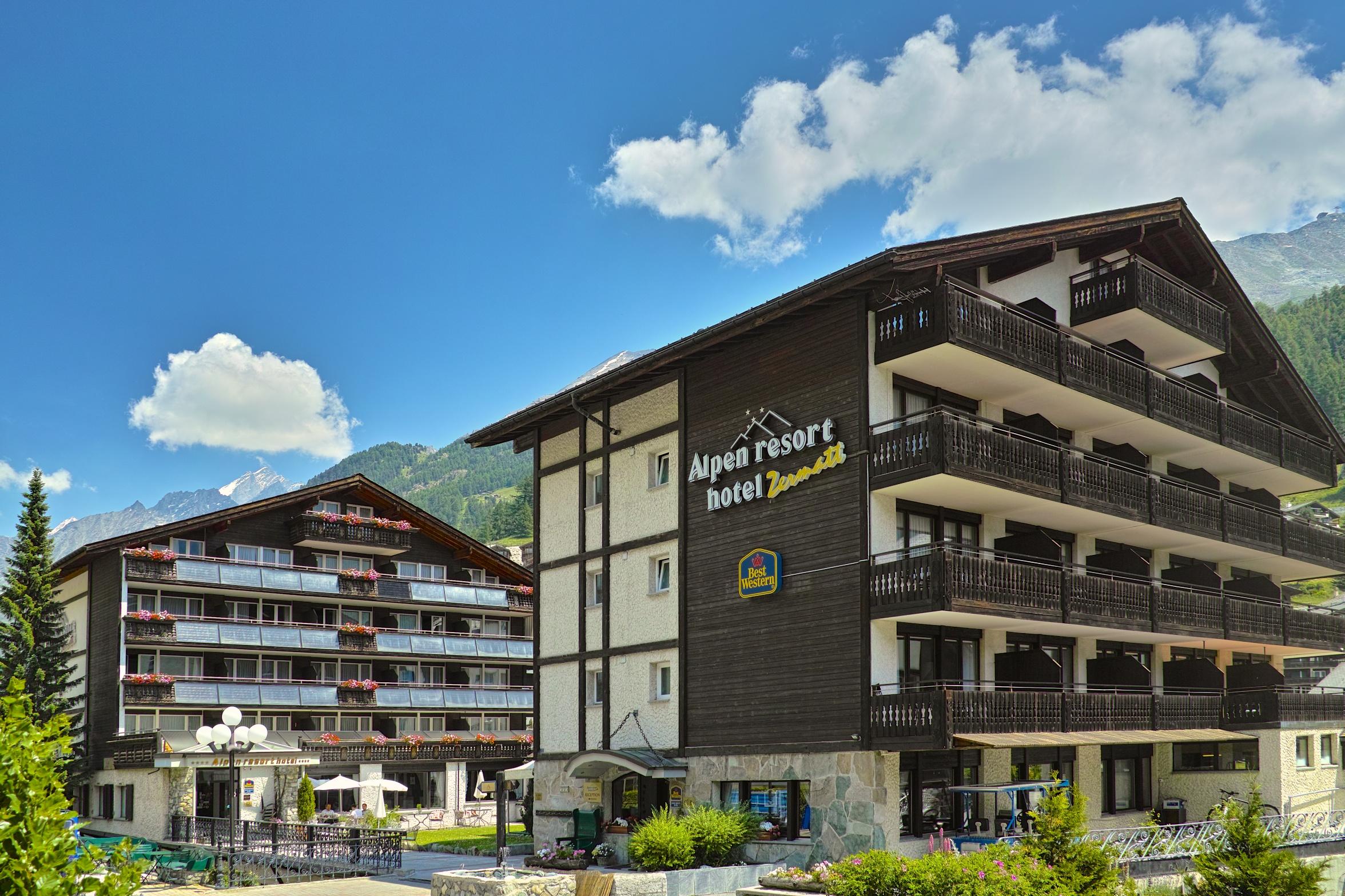 Alpen Resort & Spa Zermatt Exterior foto