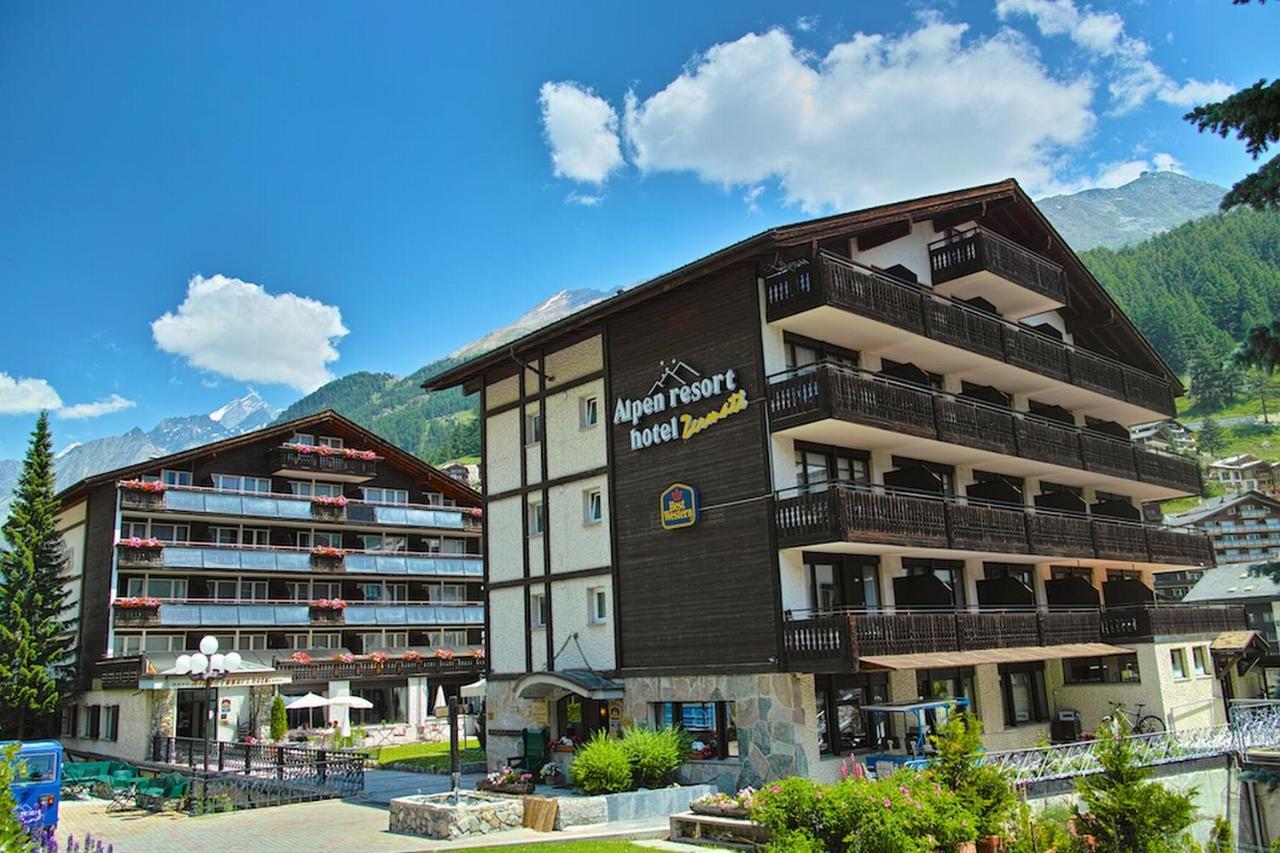 Alpen Resort & Spa Zermatt Exterior foto